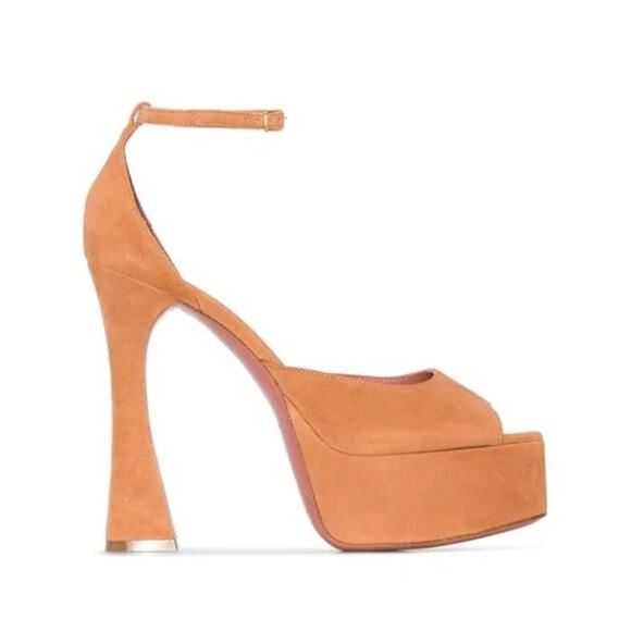 AMINA MUADDI X Browns Bianca 140mm Platform Sandals size 40,5 - Picture 1 of 14